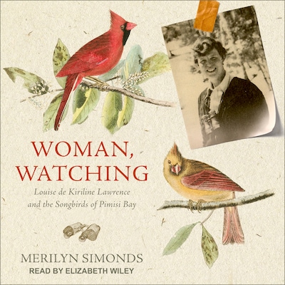 Woman, Watching – omslag til lydbogen af Merilyn Simonds