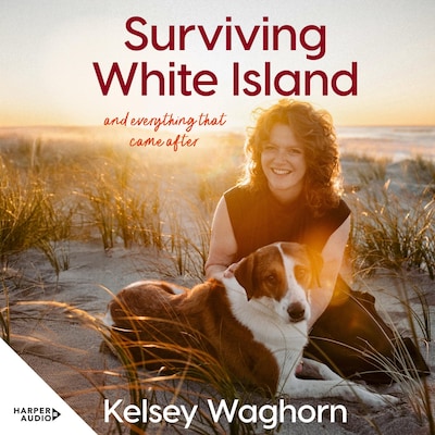 Surviving White Island – omslag til lydbogen af Kelsey Waghorn