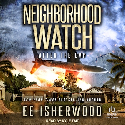 Neighborhood Watch – omslag til lydbogen af E.E. Isherwood