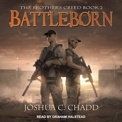 Battleborn – omslag til lydbogen af Joshua C. Chadd