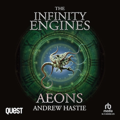 Aeons – omslag til lydbogen af Andrew Hastie