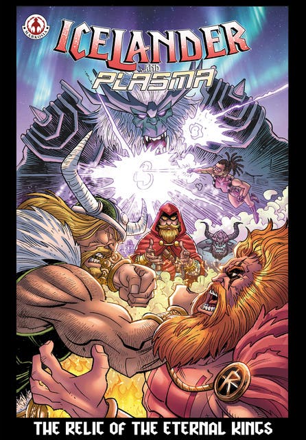 Icelander & Plasma: The Relic of the Eternal Kings – omslag til lydbogen af Scott James