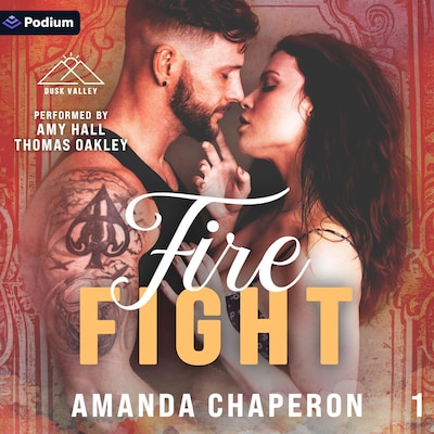 Fire Fight – omslag til lydbogen af Amanda Chaperon
