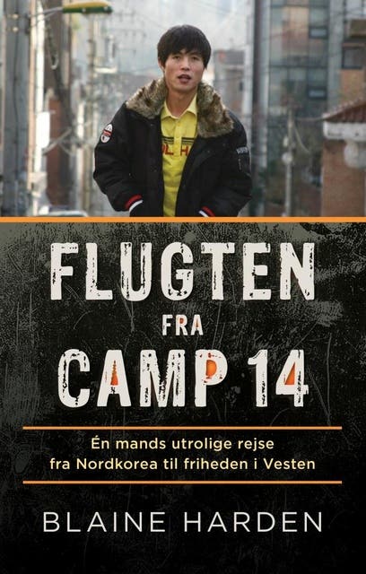 Flugten fra Camp 14 – omslag til lydbogen af Blaine Harden