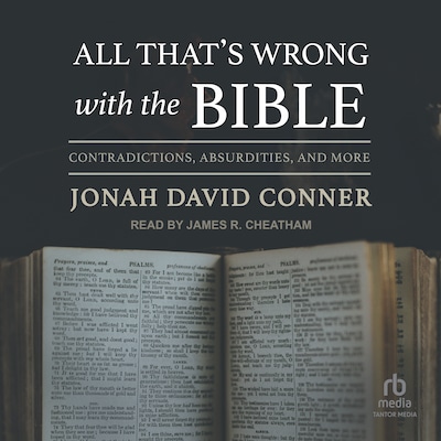 All That's Wrong with the Bible – omslag til lydbogen af Jonah David Conner