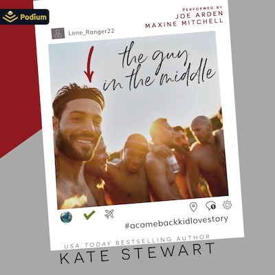 The Guy in the Middle – omslag til lydbogen af Kate Stewart