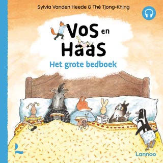 Het grote bedboek – omslag van het luisterboek van Sylvia Vanden Heede