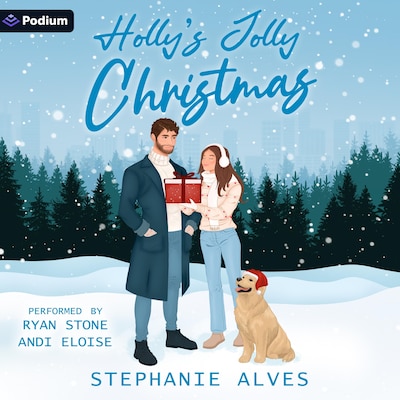 Holly's Jolly Christmas – omslag til lydbogen af Stephanie Alves