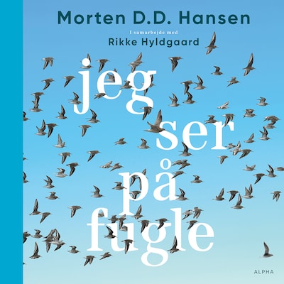 Jeg ser på fugle – omslag til lydbogen af Rikke Hyldgaard, Morten D.D. Hansen
