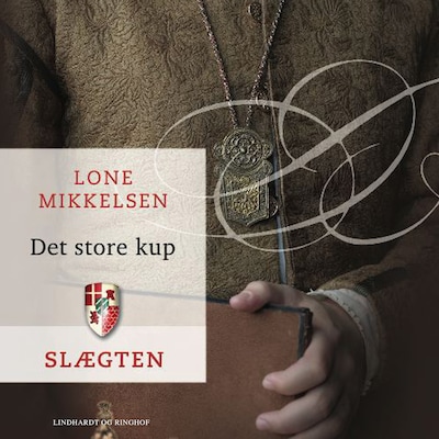 Slægten 13: Det store kup – omslag til lydbogen af Lone Mikkelsen