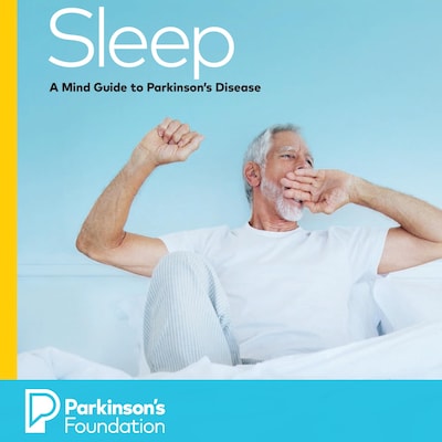 Sleep – omslag til lydbogen af Parkinsons Foundation