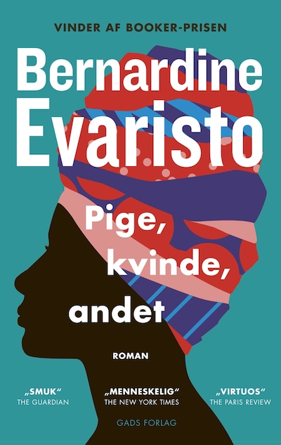 Pige, kvinde, andet – omslag til lydbogen af Bernardine Evaristo