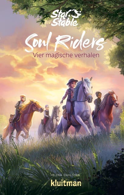 Soul riders: Vier magische verhalen – omslag van het luisterboek van Helena Dahlgren