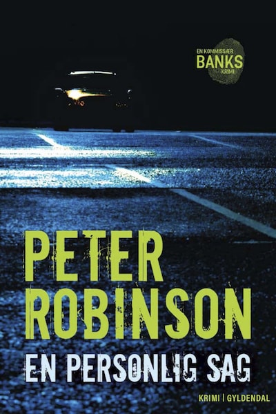 En personlig sag – omslag til lydbogen af Peter Robinson