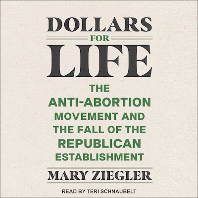 Dollars for Life – omslag til lydbogen af Mary Ziegler