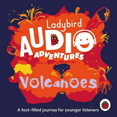 Ladybird Audio Adventures: Volcanoes – omslag til lydbogen af Ladybird