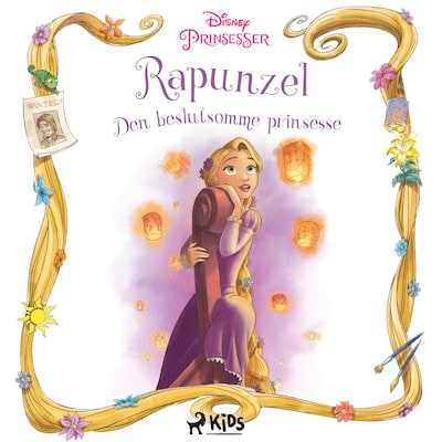 Rapunzel - Den beslutsomme prinsesse – omslag til lydbogen af Disney