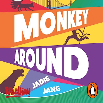 Monkey Around – omslag til lydbogen af Jadie Jang
