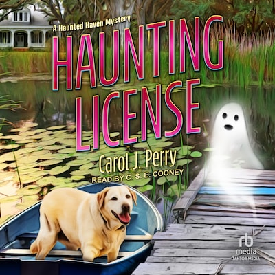 Haunting License – omslag til lydbogen af Carol J. Perry