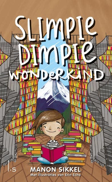 Slimpie Dimpie Wonderkind – omslag van het luisterboek van Erin Echo,Manon Sikkel