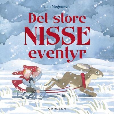 Det store nisseeventyr – omslag til lydbogen af Jan Mogensen