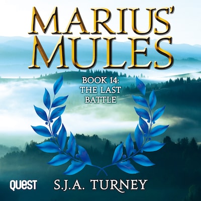 Marius' Mules XIV: The Last Battle – omslag til lydbogen af S. J. A. Turney