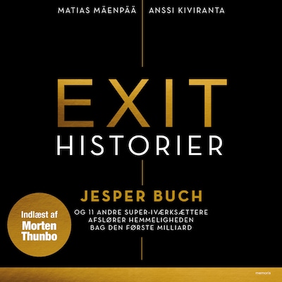 Exit-historier – omslag til lydbogen af Anssi Kiviranta, Matias Mäenpää