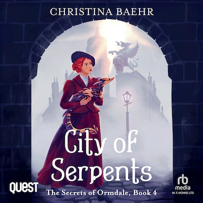 City of Serpents – omslag til lydbogen af Christina Baehr