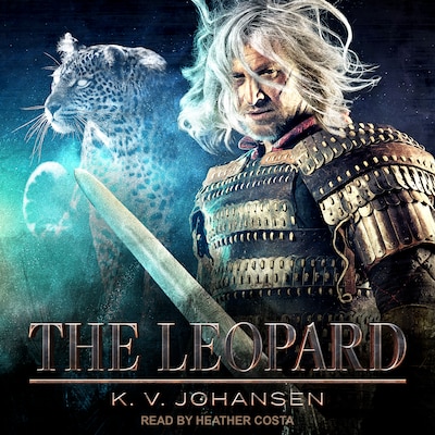 The Leopard – omslag til lydbogen af K.V. Johansen