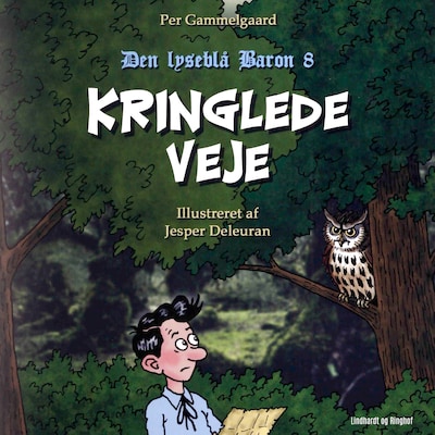 Kringlede veje – omslag til lydbogen af Per Gammelgaard