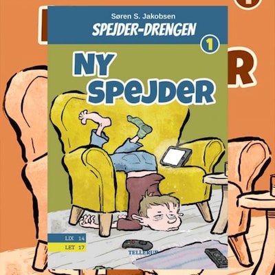 Spejderdrengen #1: Ny spejder – omslag til lydbogen af Søren S. Jakobsen