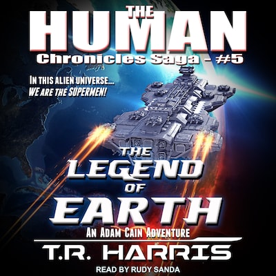 The Legend of Earth – omslag til lydbogen af T.R. Harris