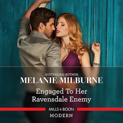 Engaged To Her Ravensdale Enemy – omslag til lydbogen af Melanie Milburne