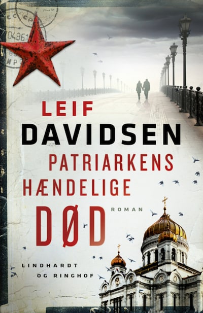 Patriarkens hændelige død – omslag til lydbogen af Leif Davidsen