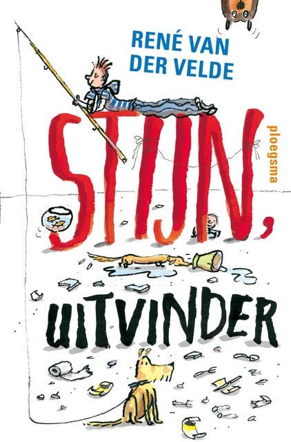 Stijn, uitvinder – omslag van het luisterboek van René van der Velde