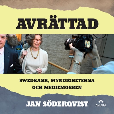 Avrättad – omslag till ljudboken av Jan Söderqvist