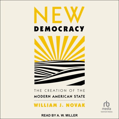 New Democracy – omslag til lydbogen af William J. Novak