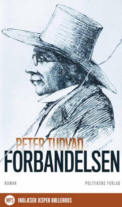 Forbandelsen – omslag til lydbogen af Peter Tudvad