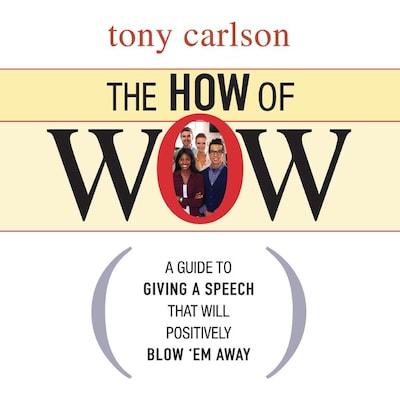 The How of Wow – omslag til lydbogen af Tony Carlson