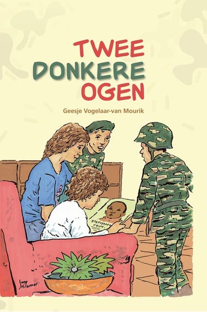Twee donkere ogen – omslag van het luisterboek van Geesje Vogelaar- van Mourik