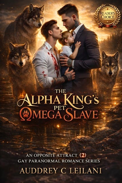 The Alpha King's Pet: His Omega Slave – omslag til lydbogen af Audrey C Leilani