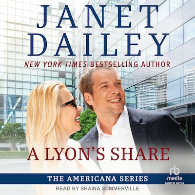 A Lyon's Share – omslag til lydbogen af Janet Dailey