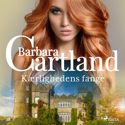 Kærlighedens fange – omslag til lydbogen af Barbara Cartland