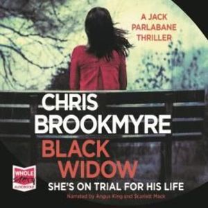 Black Widow – okładka audiobooka, autor Chris Brookmyre