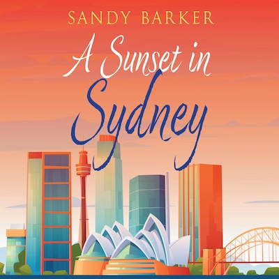 A Sunset in Sydney – omslag til lydbogen af Sandy Barker