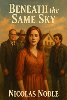 Beneath the Same Sky: A Western Romance – omslag till ljudboken av Nicolas Noble