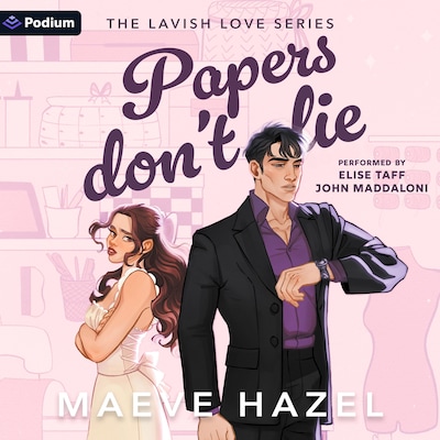 Papers Don't Lie – omslag til lydbogen af Maeve Hazel