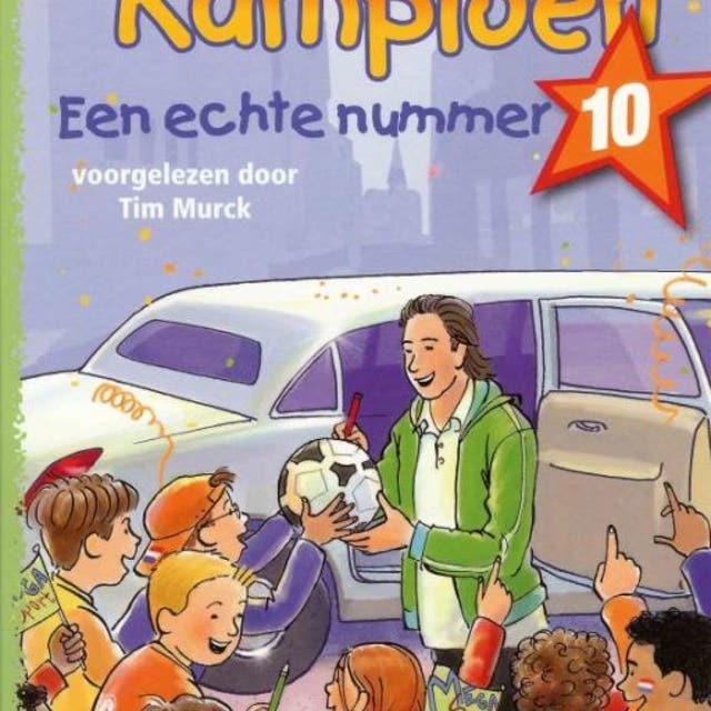 Koen Kampioen - Een echte nummer 10: Met een voorwoord van Rafael van der Vaart! – omslag van het luisterboek van Fred Diks