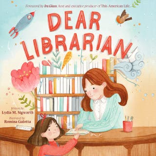 Dear Librarian – omslag till ljudboken av Lydia M. Sigwarth