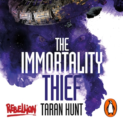 The Immortality Thief – omslag til lydbogen af Taran Hunt